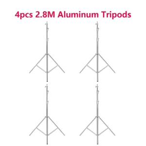2.9M Foldable Light Stand with Wheels - Thumbnail Image 8