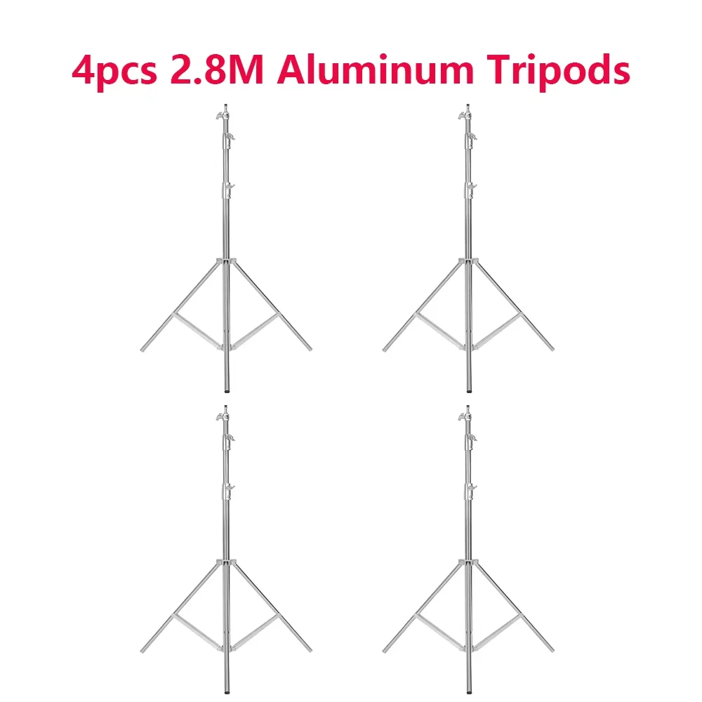 2.9M Foldable Light Stand with Wheels - Image 8