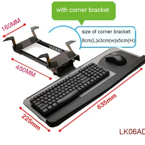 LK06AD Ergonomic Sliding Keyboard Wrist Rest - Thumbnail Image 8