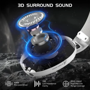 ATTACK SHARK L80 Tri-Mode Gaming Headset - Thumbnail Image 3