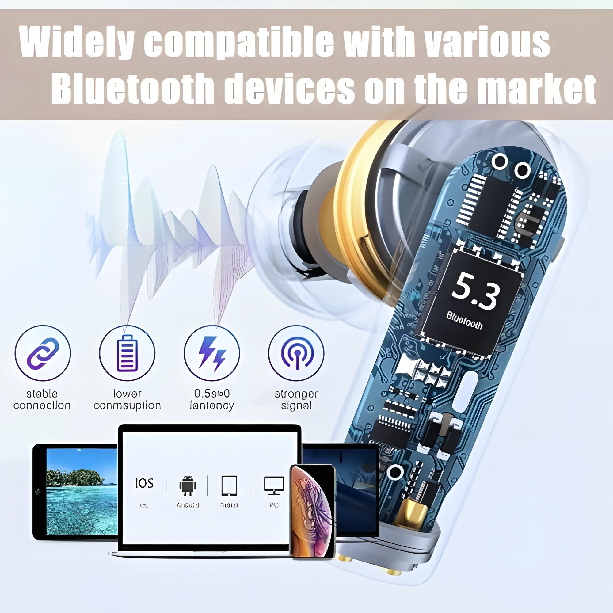 Air 3 Pro 3 Wireless ANC Bluetooth Earbuds - Image 5