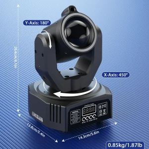 U'King 30W RGBW Moving Head DJ Light - Thumbnail Image 6