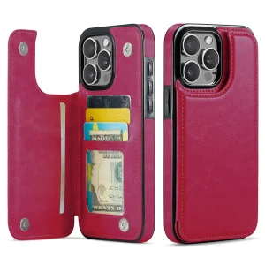 iPhone Leather Wallet Card Holder Case - Thumbnail Image 12