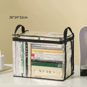 Foldable Transparent Storage Organizer Box - Thumbnail Image 10