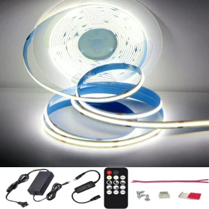 50ft 24V COB LED Strip Light with RF Remote