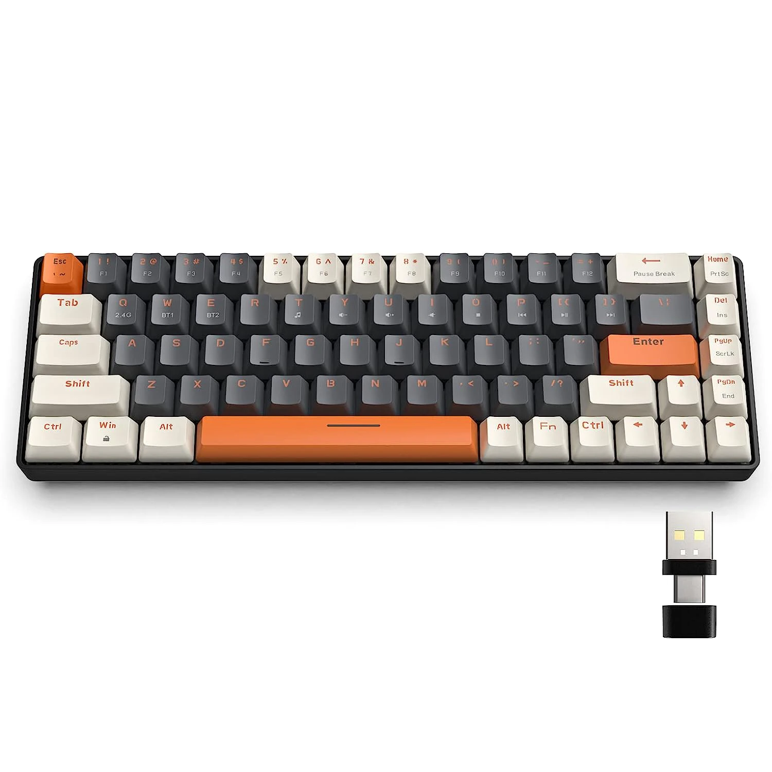 RK68 60% Wireless Hot-Swap Mechanical Keyboard - Image 7