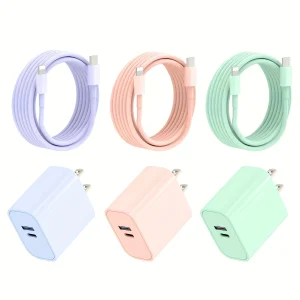 40W Dual-Port iPhone Charger with 6FT Cable - Thumbnail Image 9